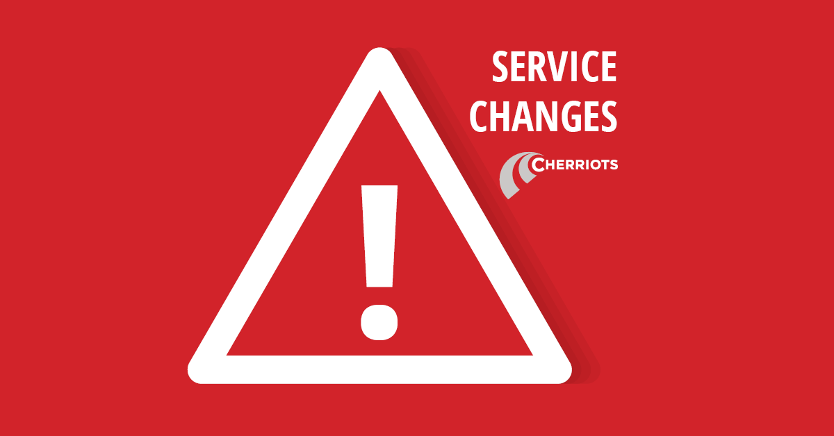 Service Changes Graphic